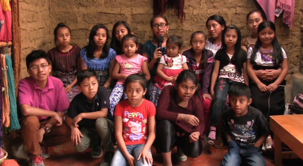 The children supported by Life Beyond Textiles